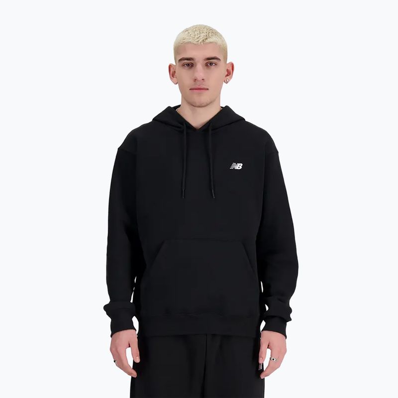 Pánská mikina New Balance Small Logo French Terry Hoodie black