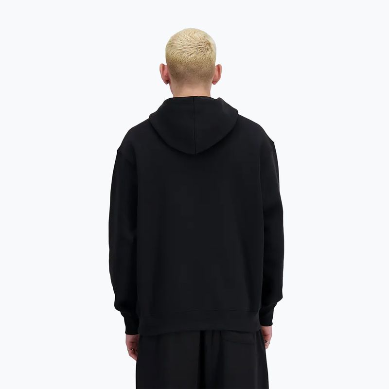 Pánská mikina New Balance Small Logo French Terry Hoodie black 3