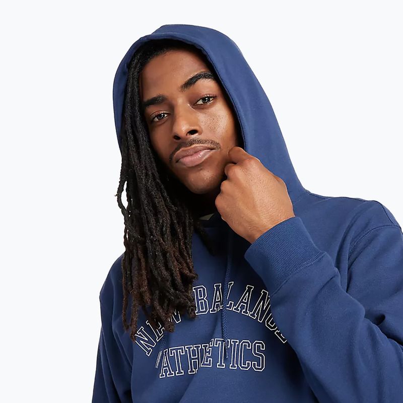 Pánská mikina New Balance Graphic Hoodie navy 4
