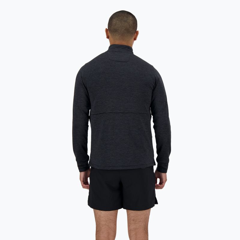 Pánské běžecké tričko Longsleeve New Balance Athletics Heat Grid 1/2 Zip black 2