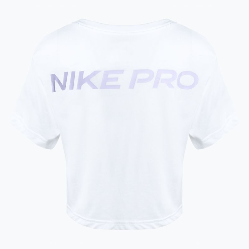Dámské tréninkové tričko Nike Dri-Fit Pro bílé 2