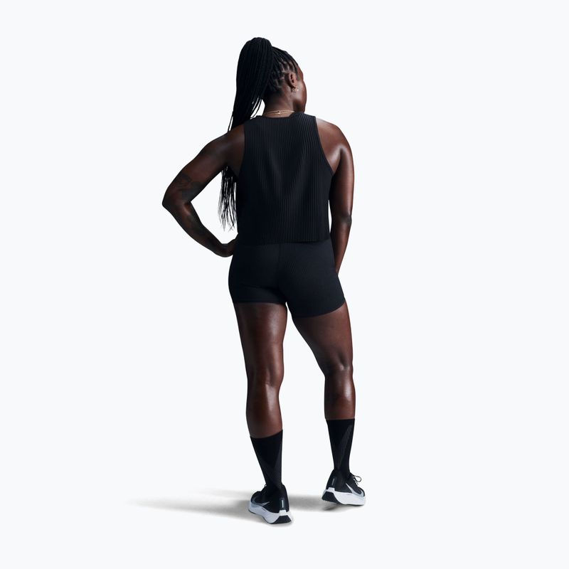 Dámské běžecké tílko Nike AeroSwift Dri-Fit ADV Cropped Tank Top black/white 4