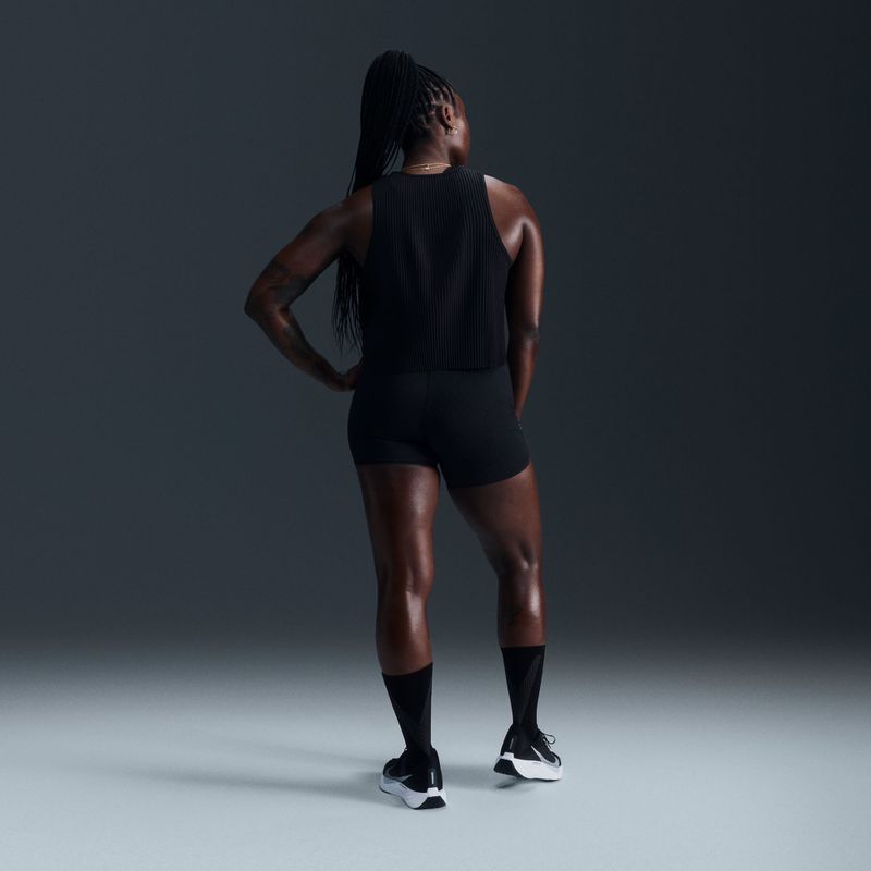 Dámské běžecké tílko Nike AeroSwift Dri-Fit ADV Cropped Tank Top black/white 9