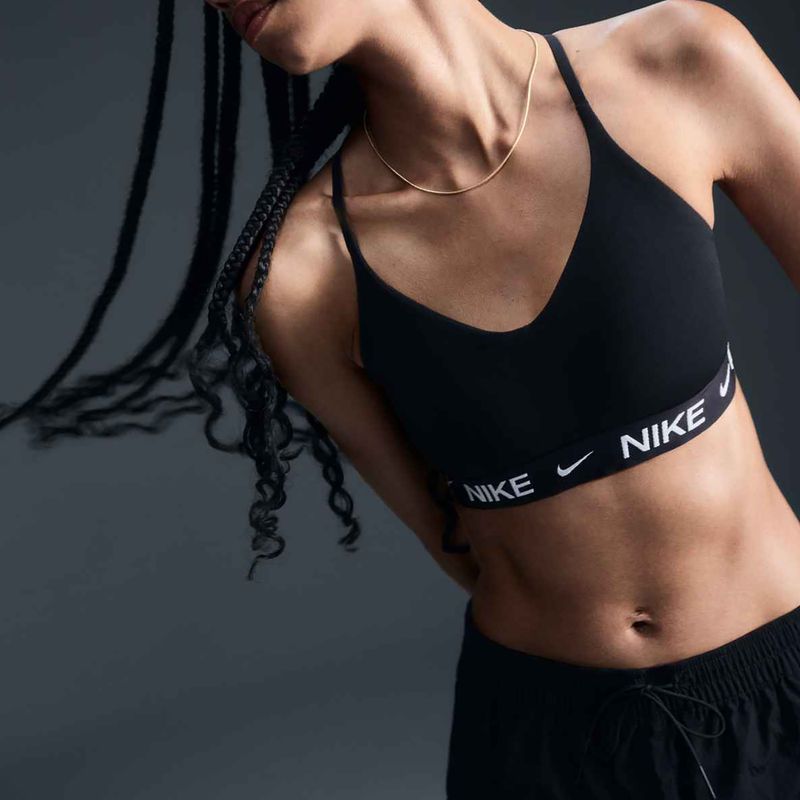 Tréninková podprsenka Nike Dri-Fit Indy Light Support black/black/white 5