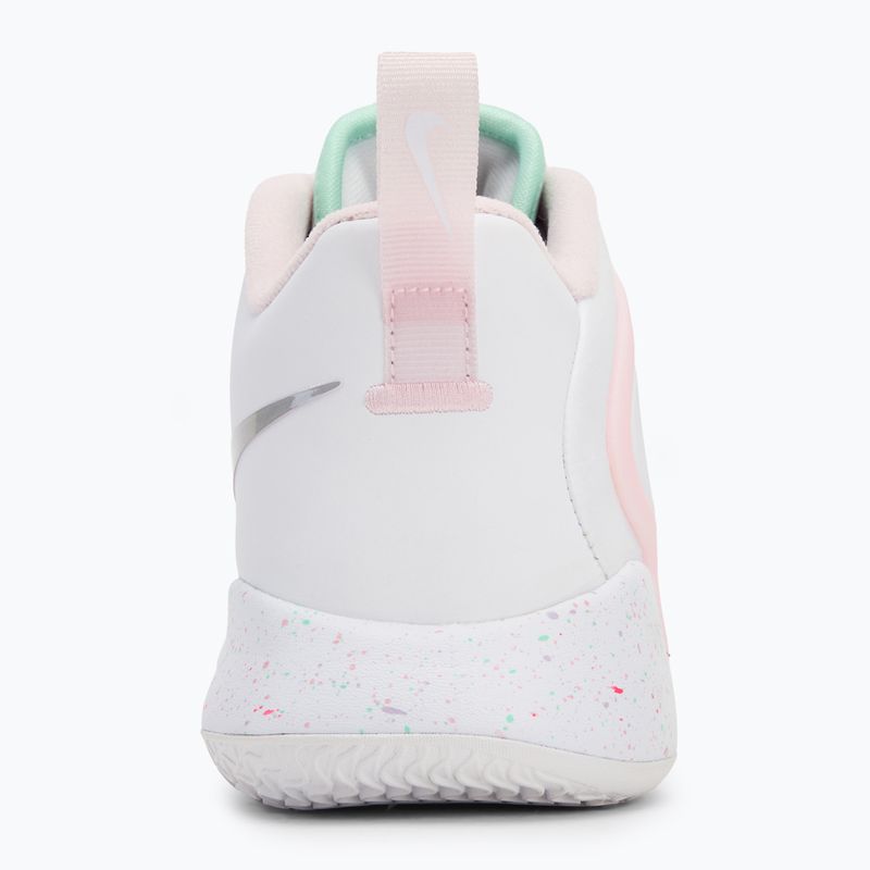 Tenisky na volejbal Nike React Hyperset 2 SE bílá/hyper růžová/mintová pěna/fialová mlha/růžová pěna 6