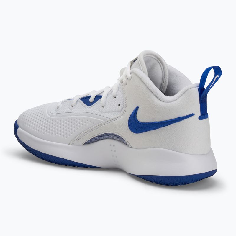 Tenisky na volejbal Nike React Hyperset 2 bílá/bílá/herní královská 3