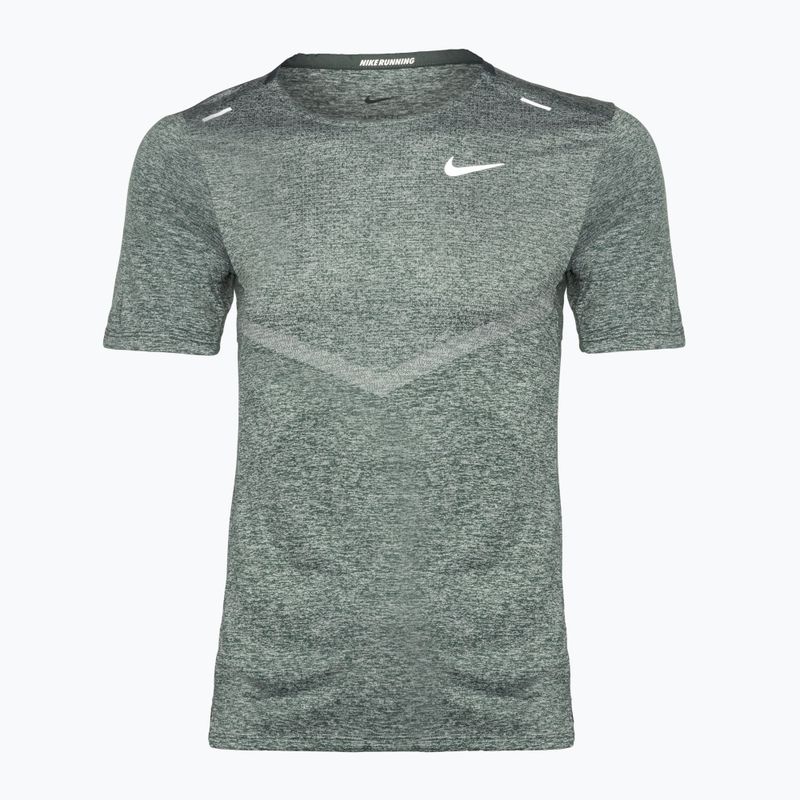 Pánské běžecké tričko Nike Dri-Fit Rise 365 vintage green/heather 5