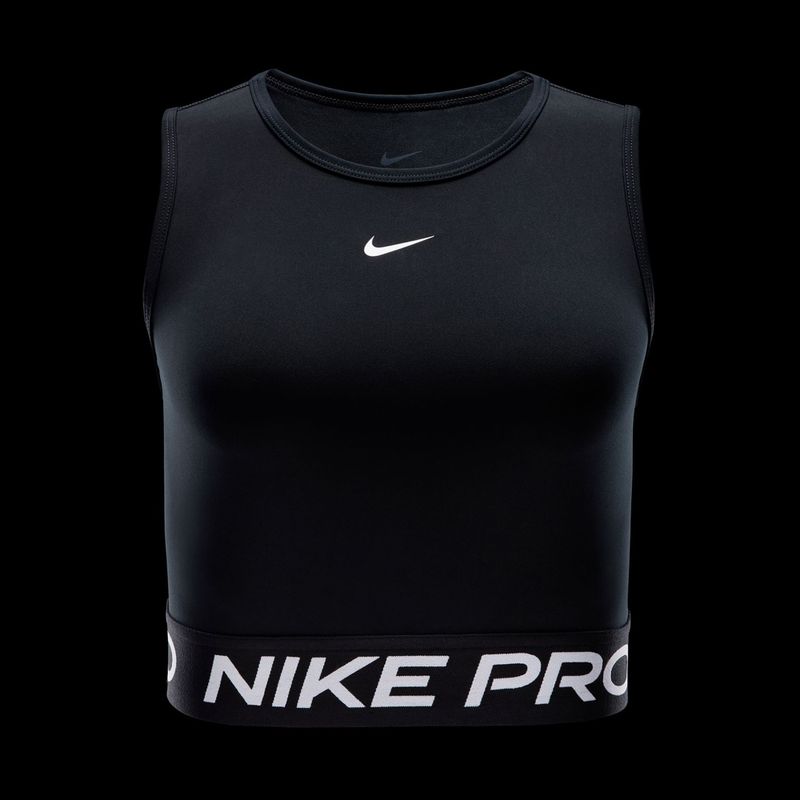 Dámské fitness tílko tank top Nike Pro Dri-Fit black/white 5