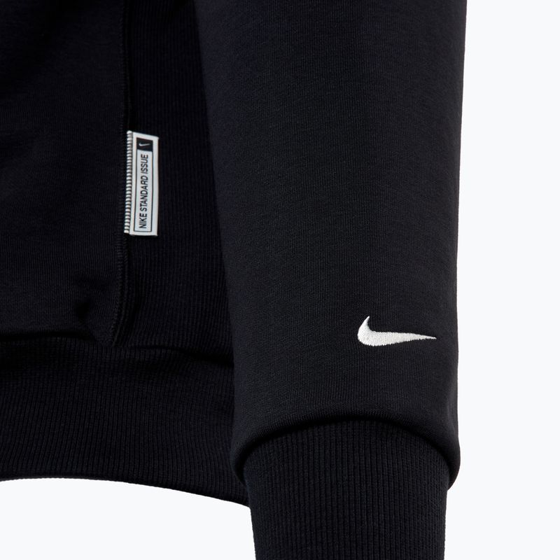 Pánská basketbalová mikina Nike Standard Issue Dri-Fit Full-Zip Hoodie black/pale ivory 3