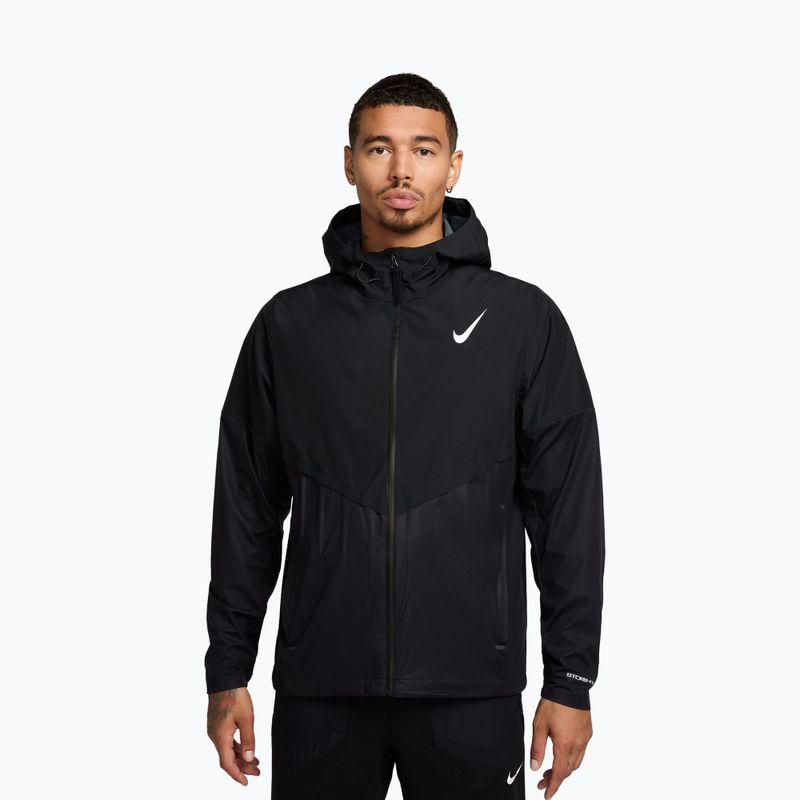 Pánská běžecká bunda Nike AeroSwift Storm-Fit Aerogami black/summit white