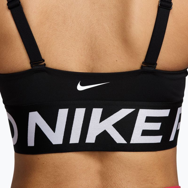 Tréninková podprsenka Nike Pro Indy Plunge black/white/white 7