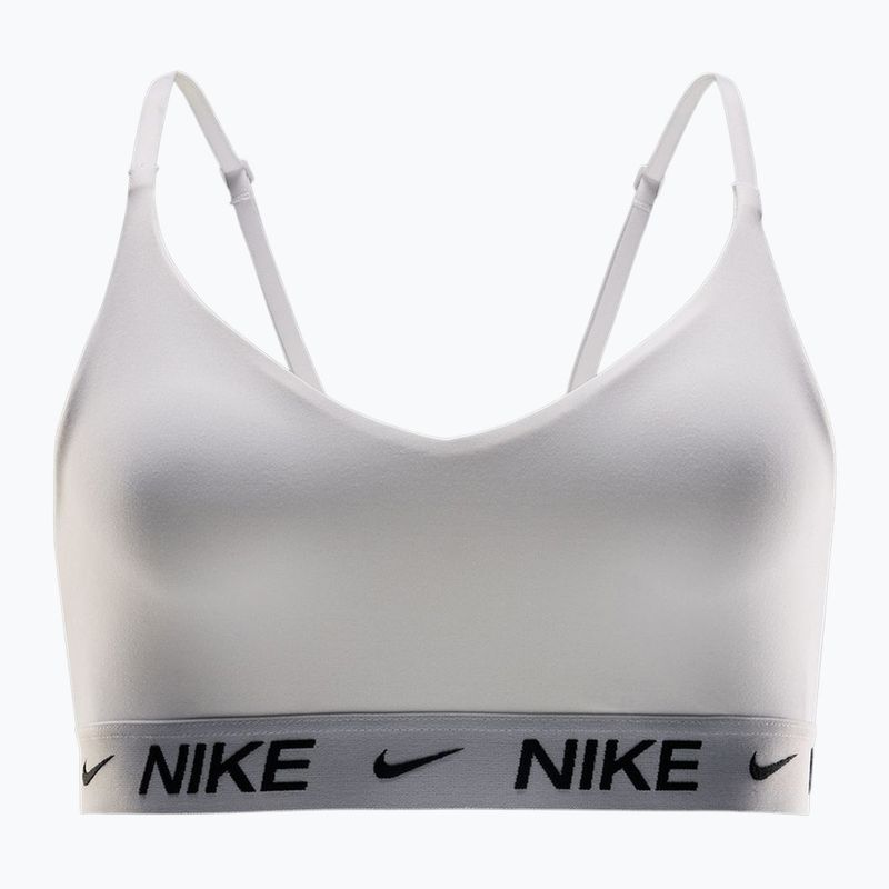 Sportovní podprsenka Nike Dri-Fit Indy Light Support white/black 5