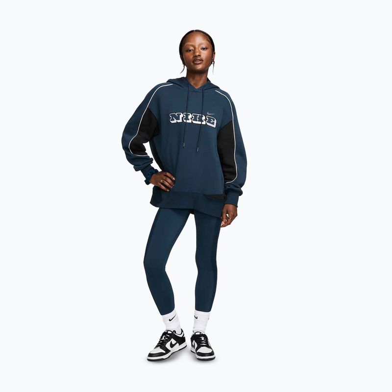 Dámské legíny Nike One Wrap High-Waist 7/8 Armory Navy 2