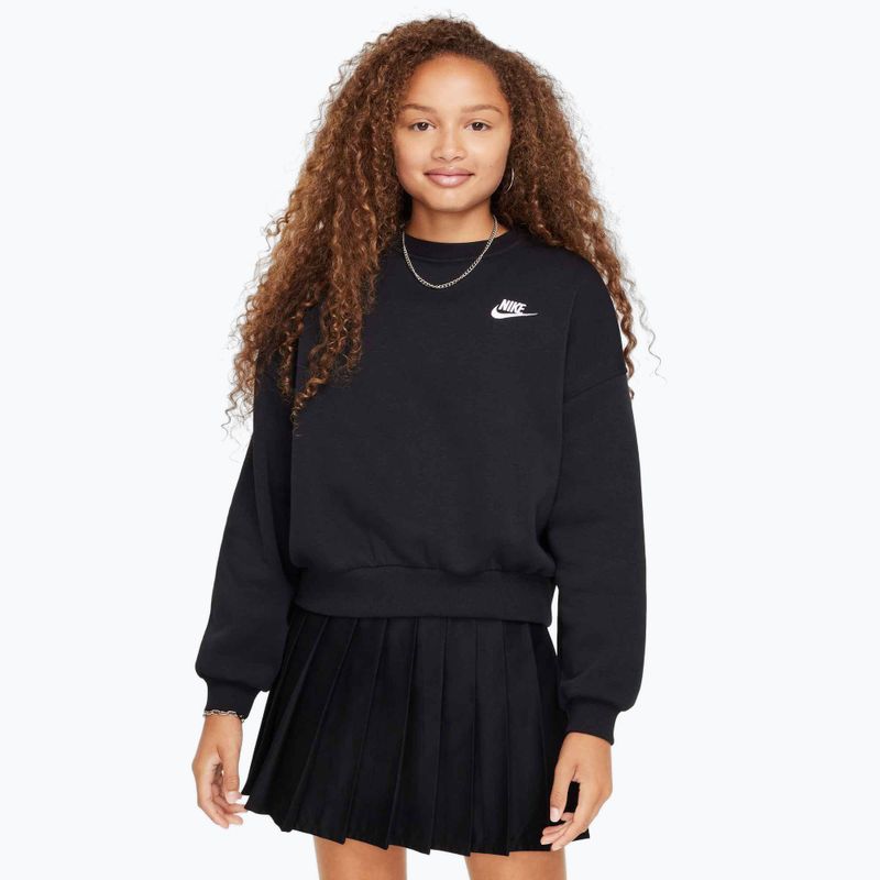 Dětská mikina Nike Sportswear Club Fleece black/white