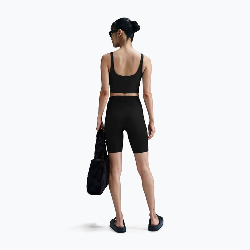 Tréninková podprsenka Nike Zenvy Rib Light Support Longline black/black 3