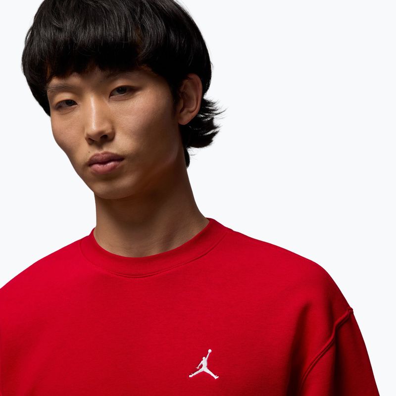 Pánská mikina Jordan Brooklyn Fleece Crew gym red/white 4