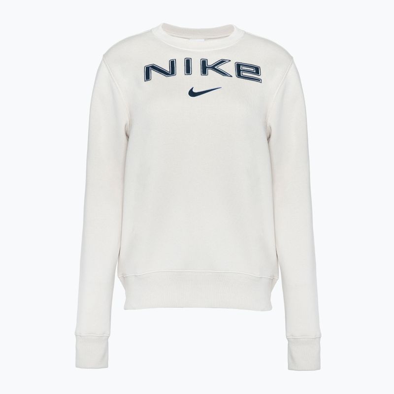 Dámská mikina Nike Sportswear Phoenix Fleece light orewood brn/white/armory navy