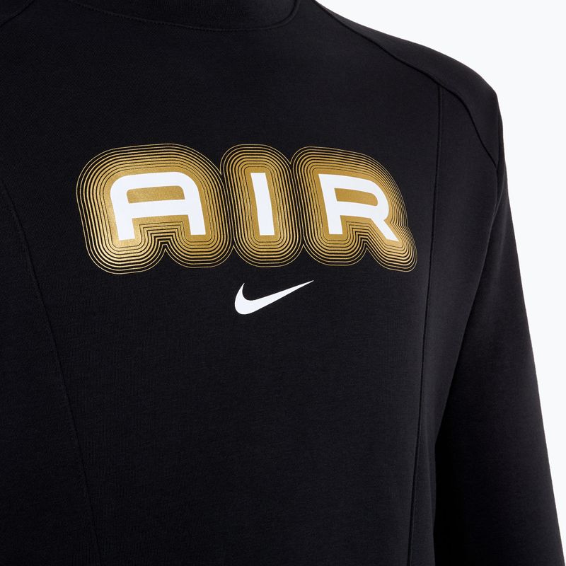 Pánská mikina Nike Sportstwear Air Crew-Neck black/metallic gold 3