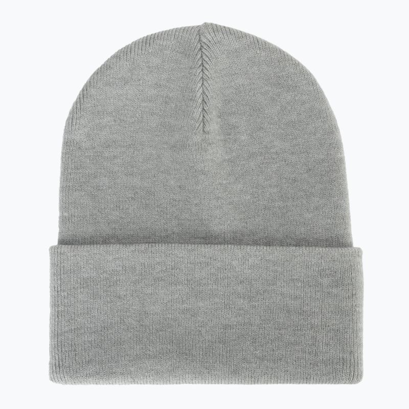 Zimní čepice Nike Peak Swoosh Beanie dark grey heather/white 2