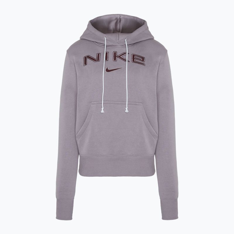 Dámská mikina Nike Sportswear Phoenix Fleece HM9751 lightt violet ore / burgundy crush
