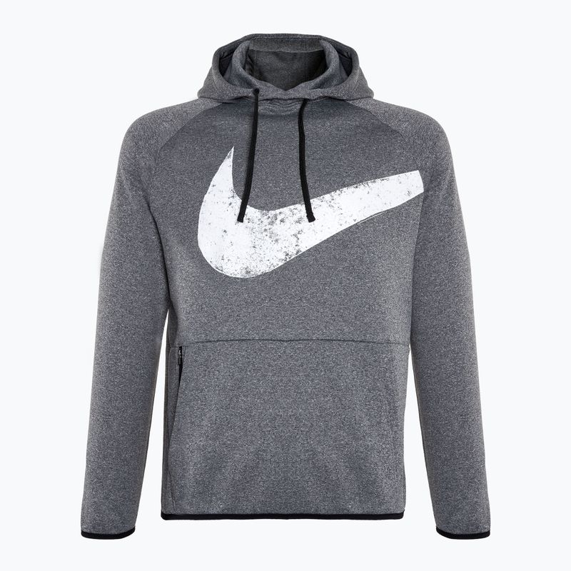 Pánská mikina Nike Therma-FIT Fitness black/heather/black/white