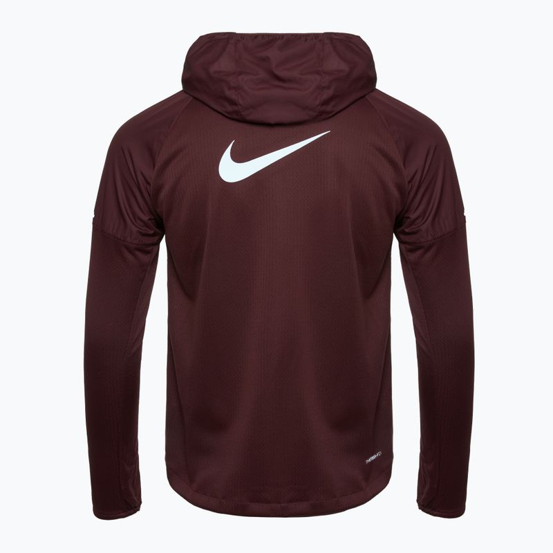 Pánská běžecká bunda Nike Sphere Miler Therma-FIT burgundy crush/burgundy crush 2