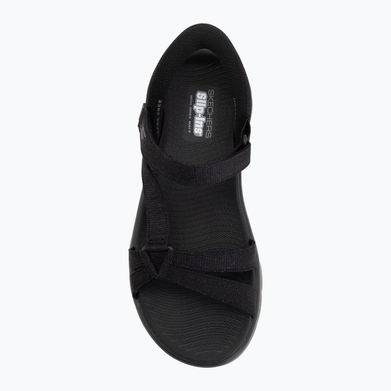 Dámské sandály SKECHERS Go Walk Flex Illuminate black 5