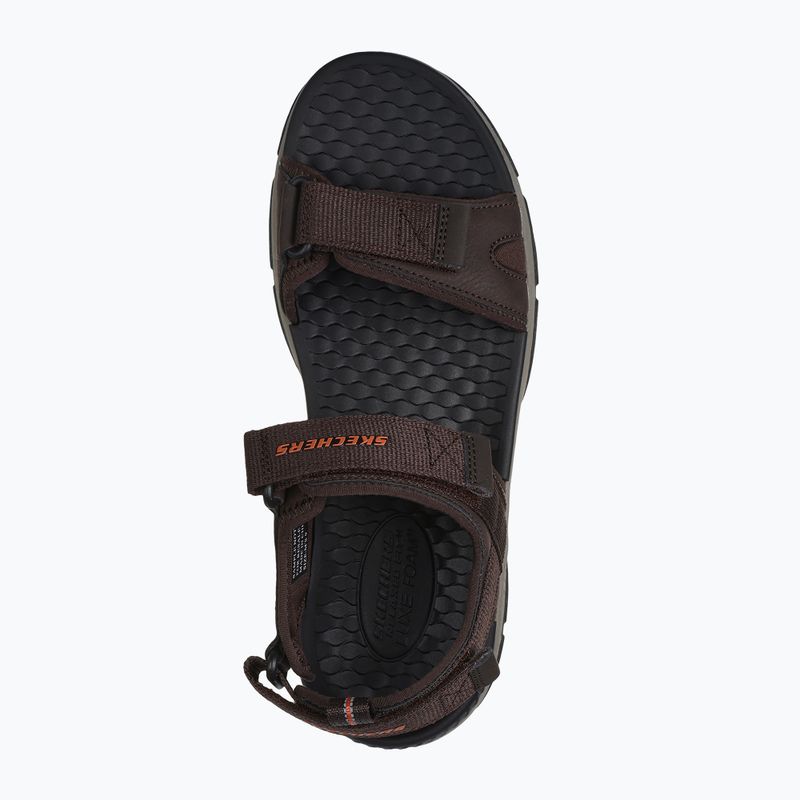 Pánské sandály SKECHERS Tresmen Ryer chocolate 11