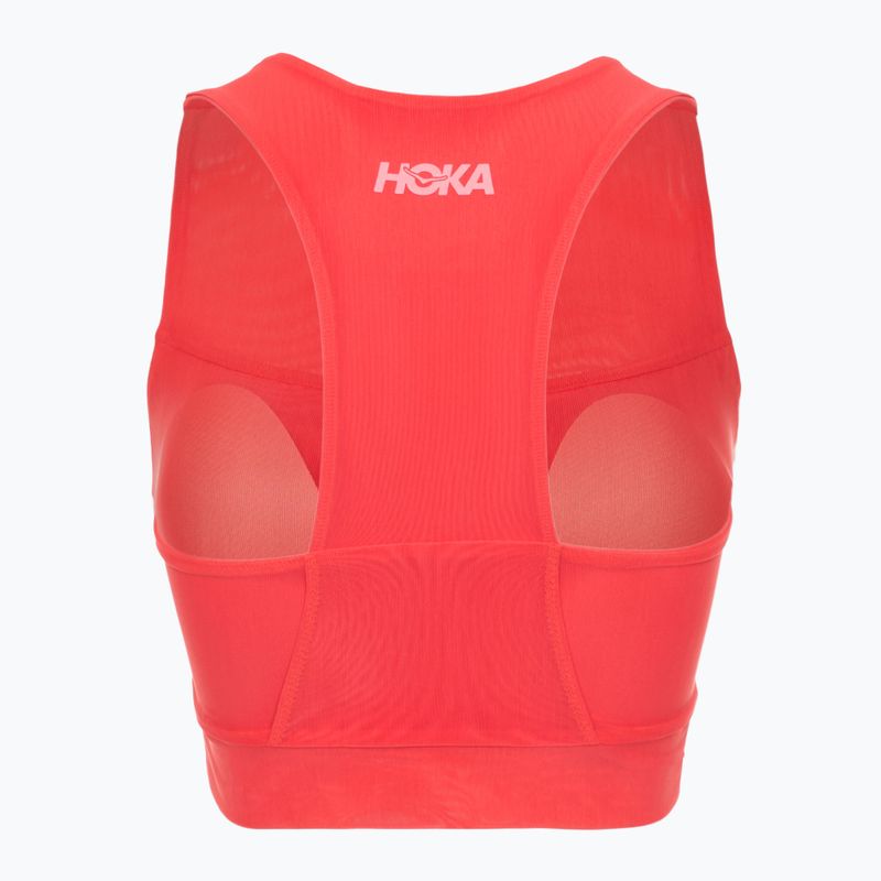 Fitness  podprsenka HOKA Race Day cerise 2