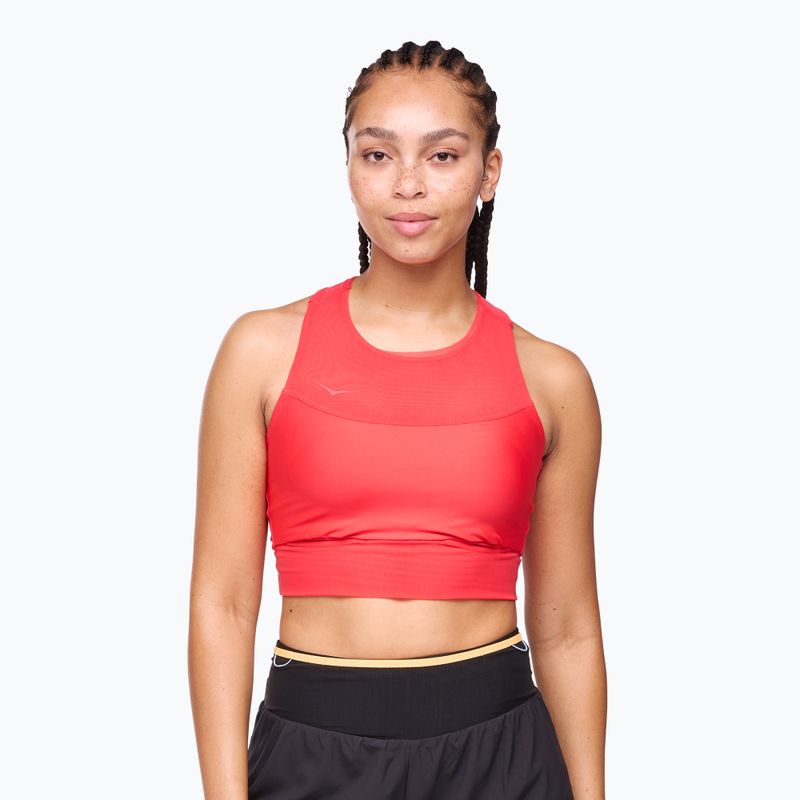 Fitness  podprsenka HOKA Race Day cerise 5