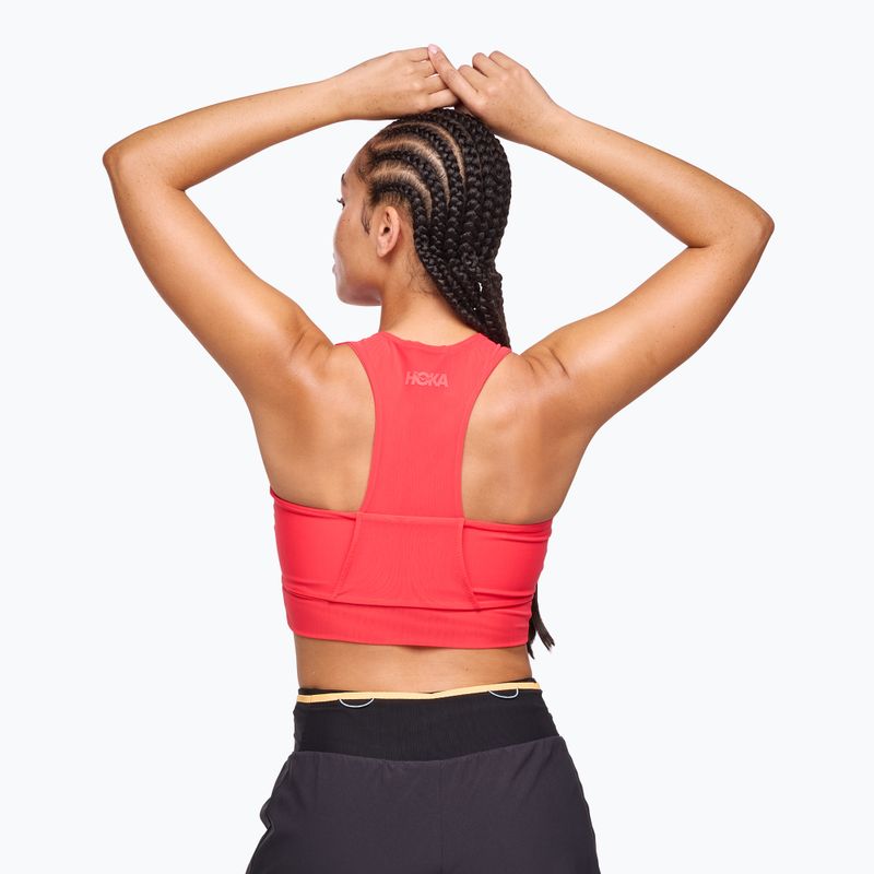 Fitness  podprsenka HOKA Race Day cerise 7