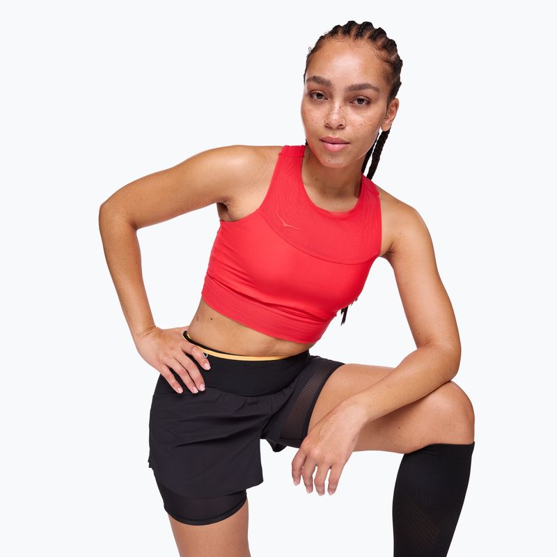 Fitness  podprsenka HOKA Race Day cerise 8