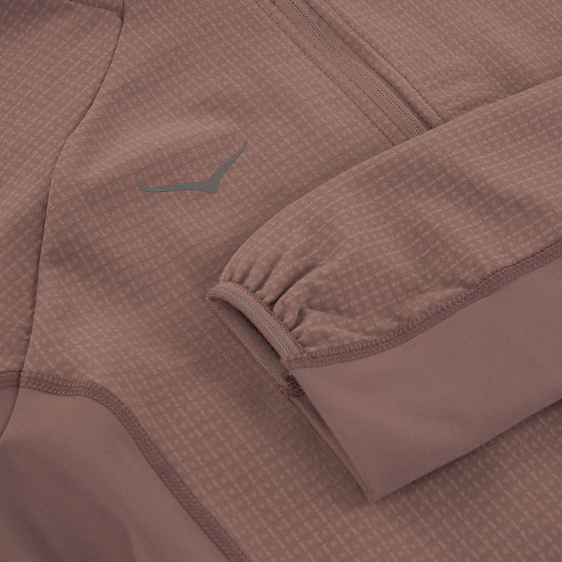 Dámská běžecká mikina HOKA Sky Glow Half Zip smokey quartz 9