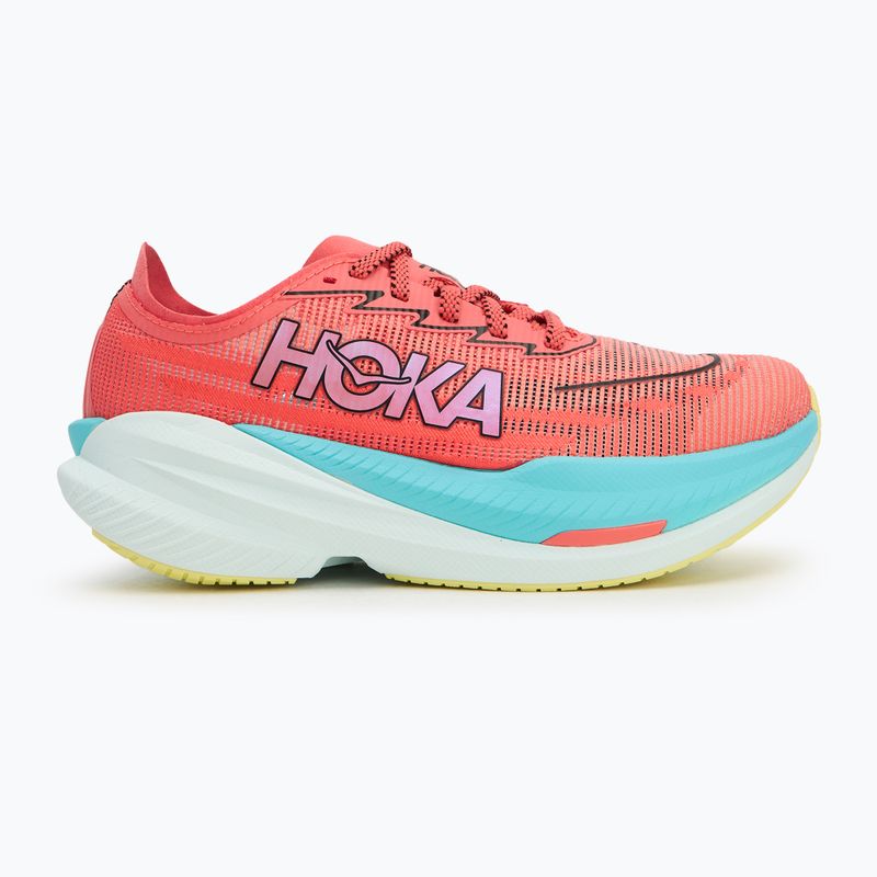 Dámské běžecké boty  HOKA Mach X 2 grapefruit/electric coral 2