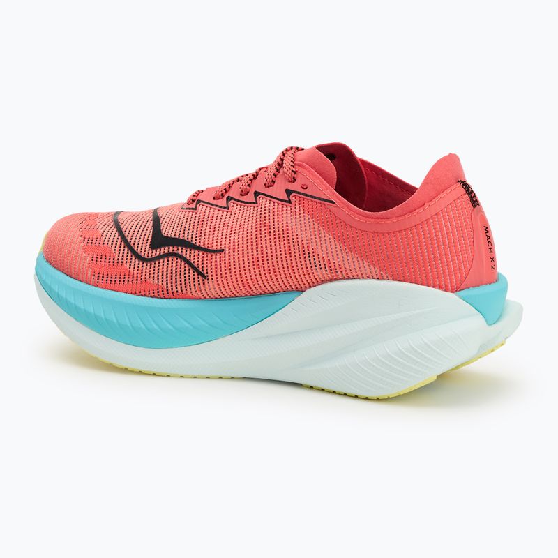 Dámské běžecké boty  HOKA Mach X 2 grapefruit/electric coral 3