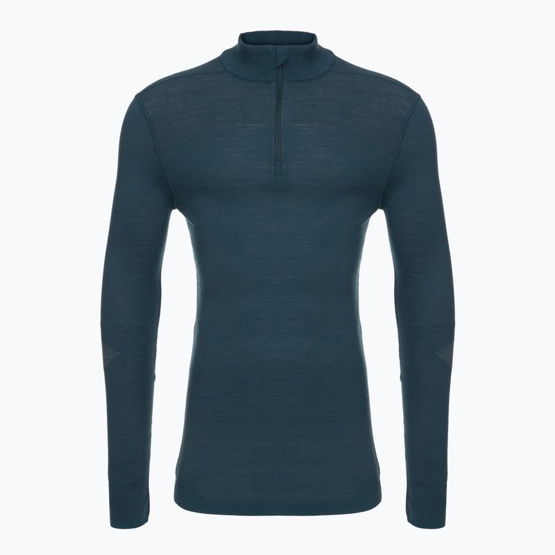 Pánská termo mikina Smartwool Intraknit Thermal Merino Base Layer 1/4 Zip twilight blue 3