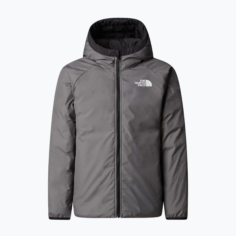 Dětská péřová bunda The North Face Reversible Perrito Hooded black/smoked pearl 8
