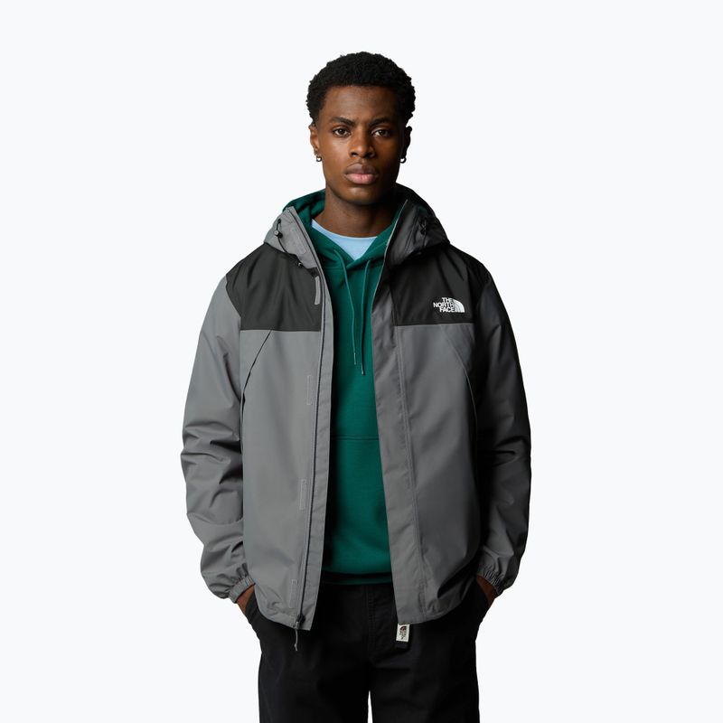 Pánská bunda do deště The North Face Antora smoked pearl/tnf black/npf 4