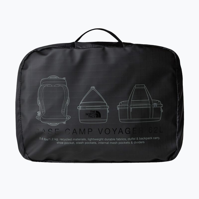Cestovní taška The North Face Base Camp Voyager Duffel 62 l tnf black/asphalt grey 4