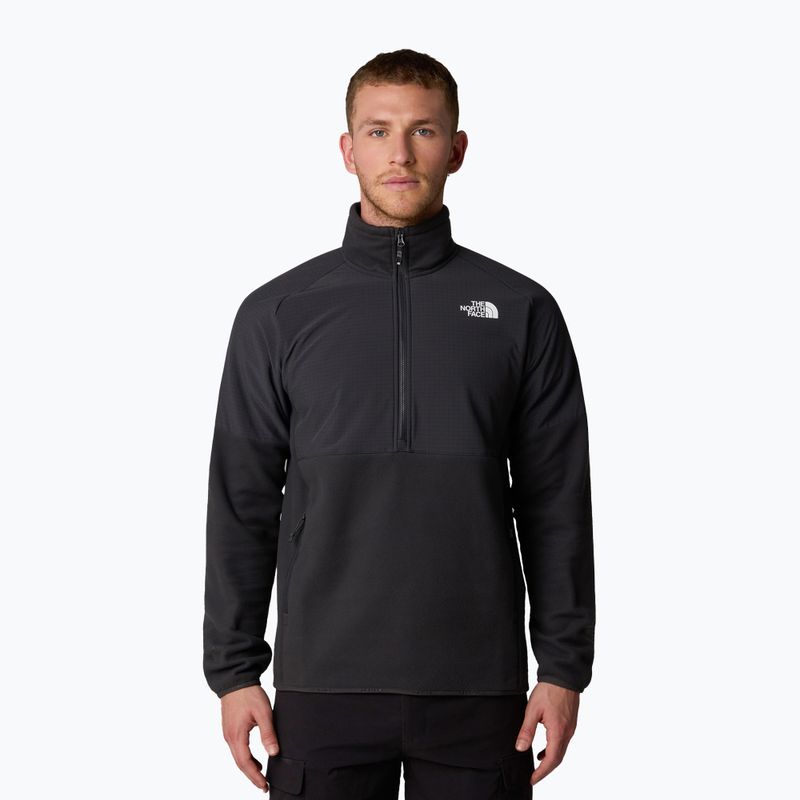 Pánská mikina The North Face Glacier Heavyweight 1/2 Zip asphalt grey/tnf black