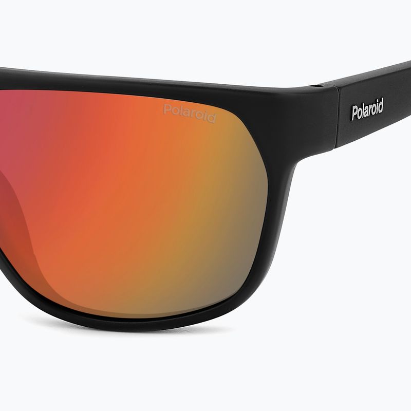 Pánské sluneční brýle Polaroid PLD 7053/S matte black red/red multilayer polarized 5