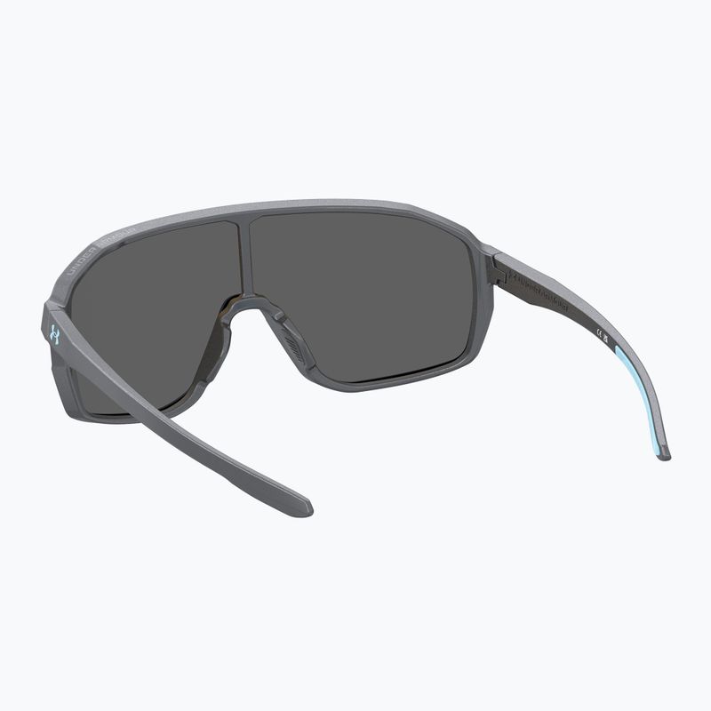 Dětské sluneční brýle Under Armour Gameday Jr S3 metalized grey/blue multilayer 6