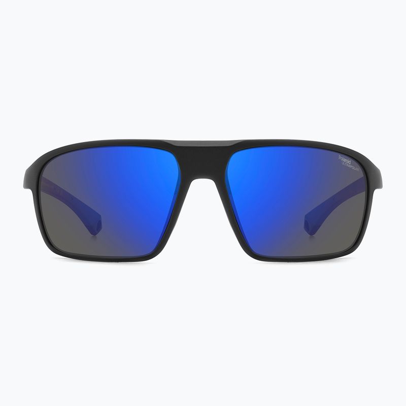 Pánské sluneční brýle Polaroid PLD 7058/S matte black blue/blue mirror polarized hc 3