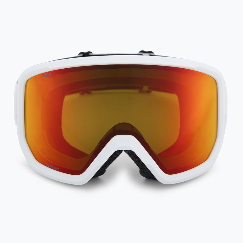 Lyžařské brýle Smith Transfer white/red sol-x mirror 2