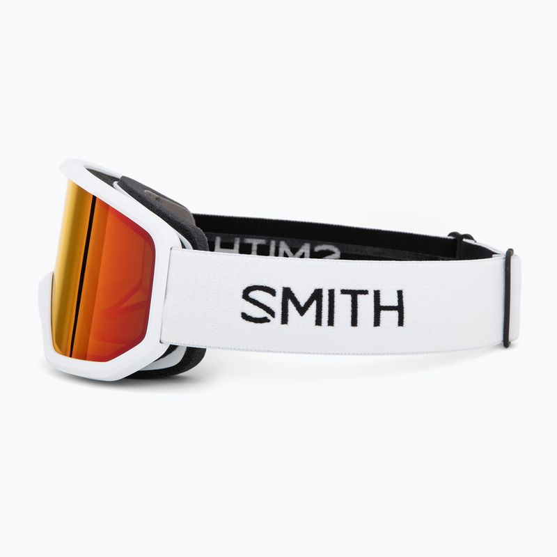 Lyžařské brýle Smith Transfer white/red sol-x mirror 4