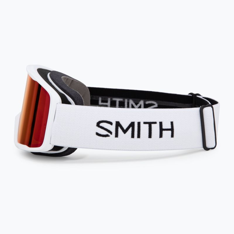 Lyžařské brýle Smith Tribute white/red sol-x mirror 4