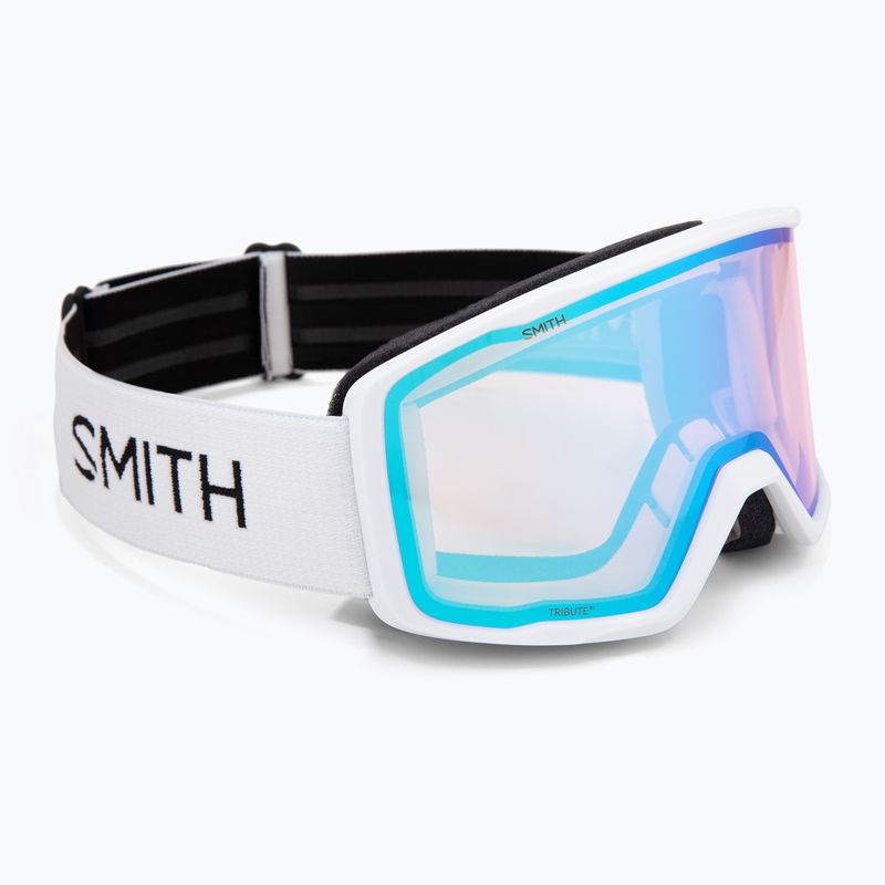 Lyžařské brýle Smith Tribute white/blue sensor mirror