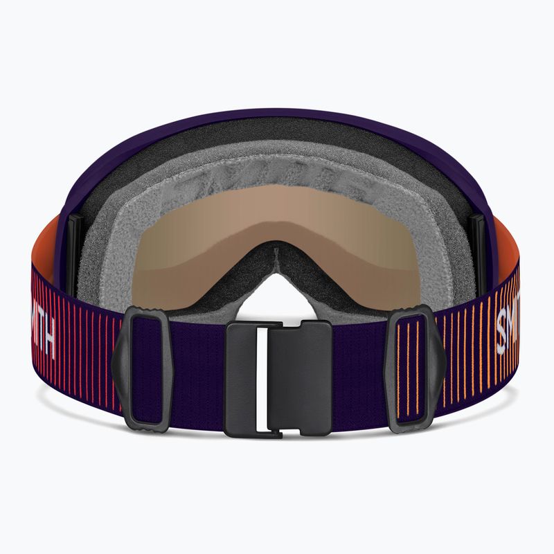 Dětské lyžařské brýle Smith Reason OTG S3 deep plum gradient/red solx mirror antifog 3