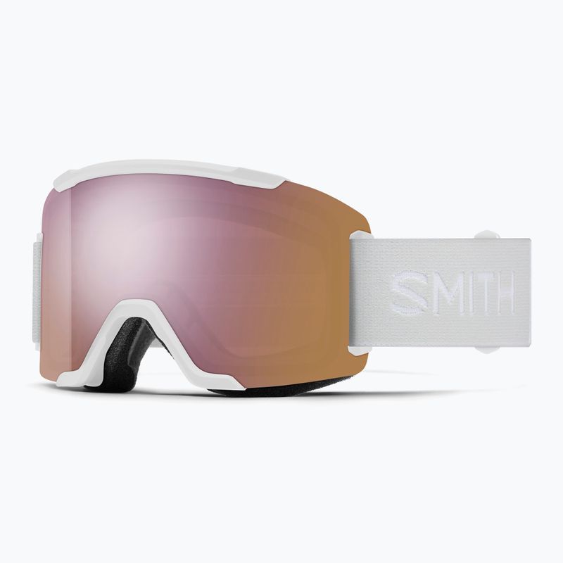 Lyžařské brýle Smith Squad S2 white vapor/chromapop everyday rose gold mirror