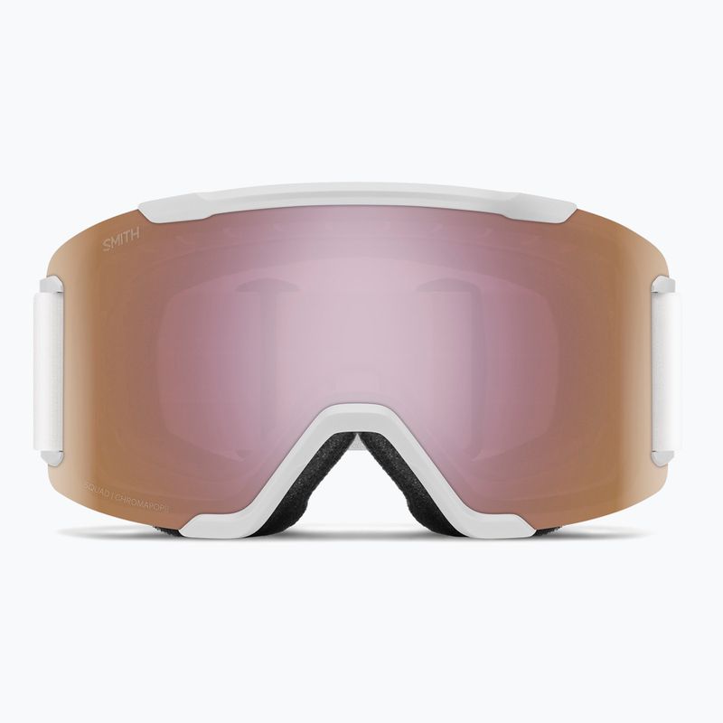 Lyžařské brýle Smith Squad S2 white vapor/chromapop everyday rose gold mirror 2